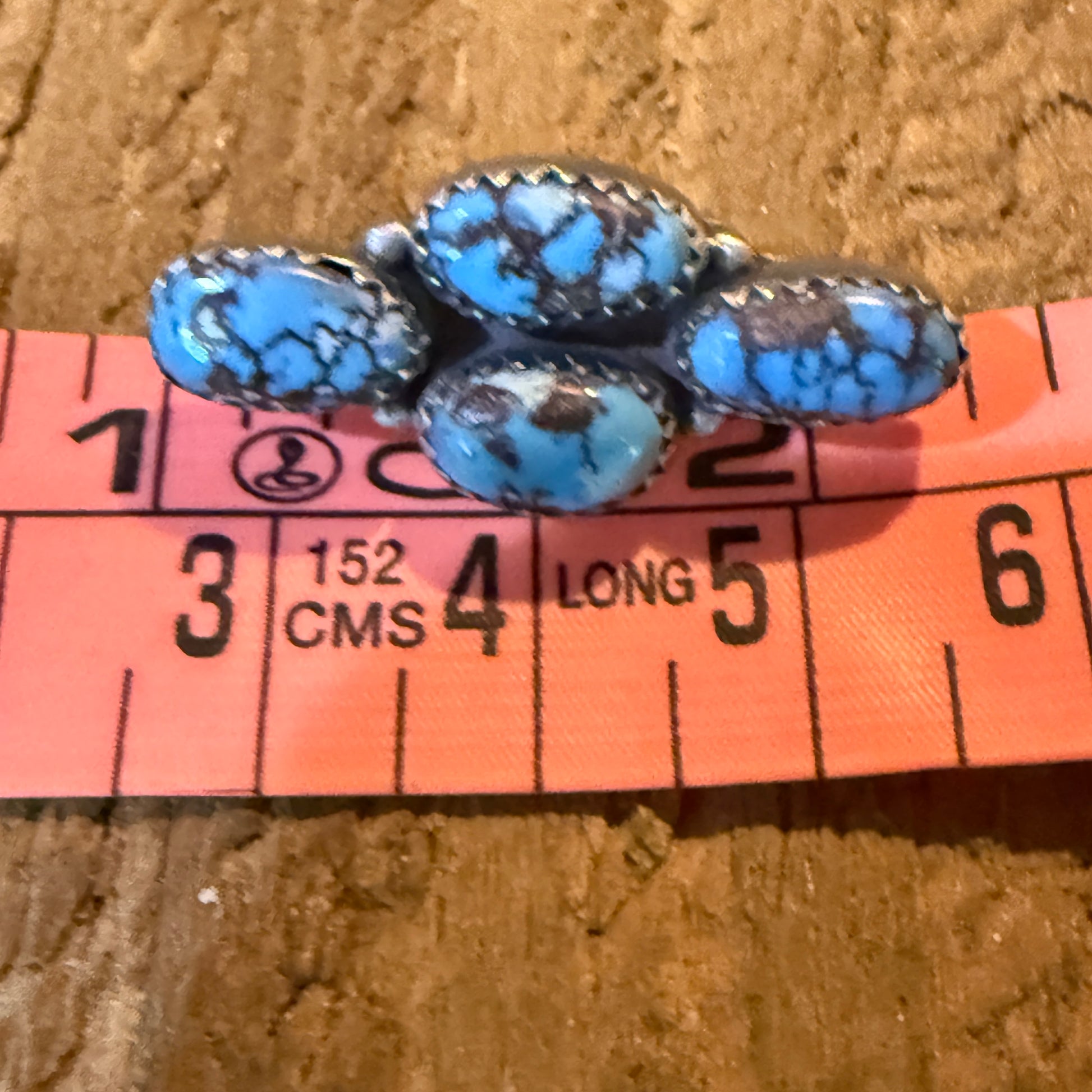 Golden Hills Turquoise Gemstone Slider Flex Watch Band Charm Sterling Silver Wild West Boho