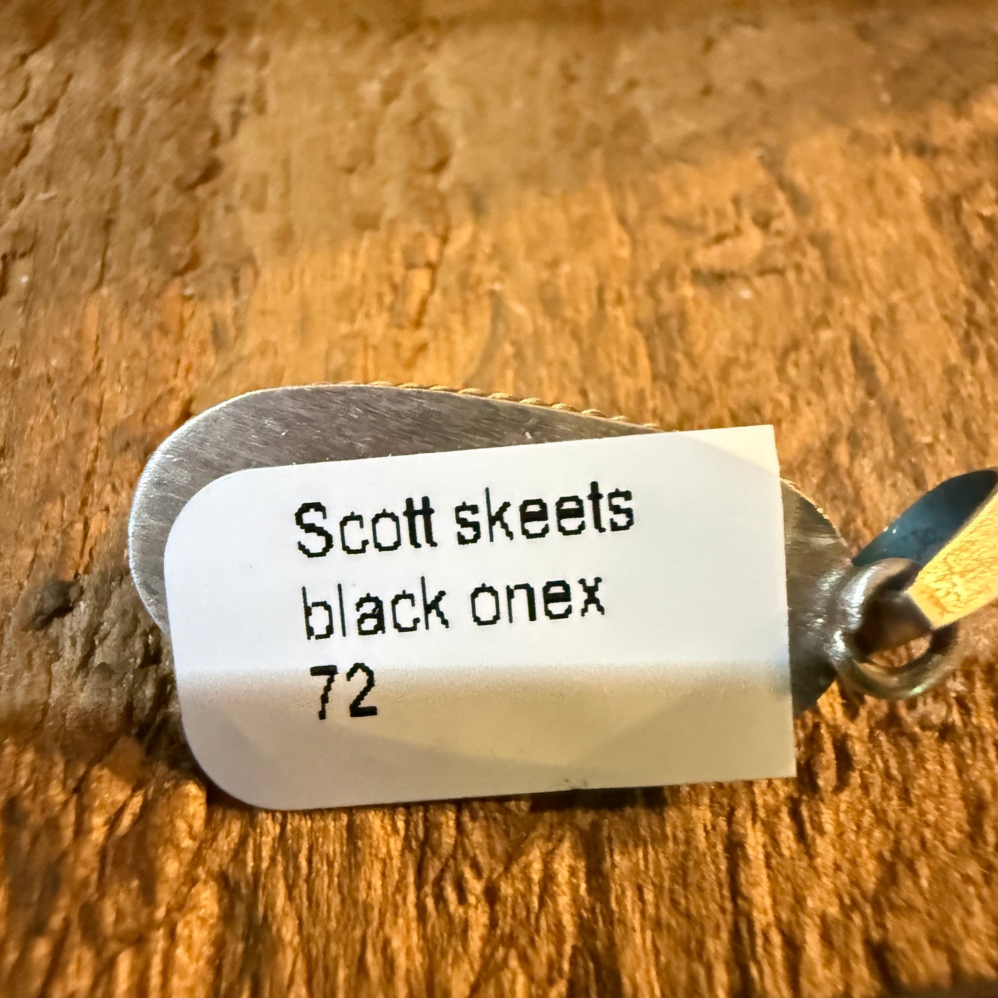Signed Scott Skeets Black Onyx Pendant In Sterling Silver Wild West Boho