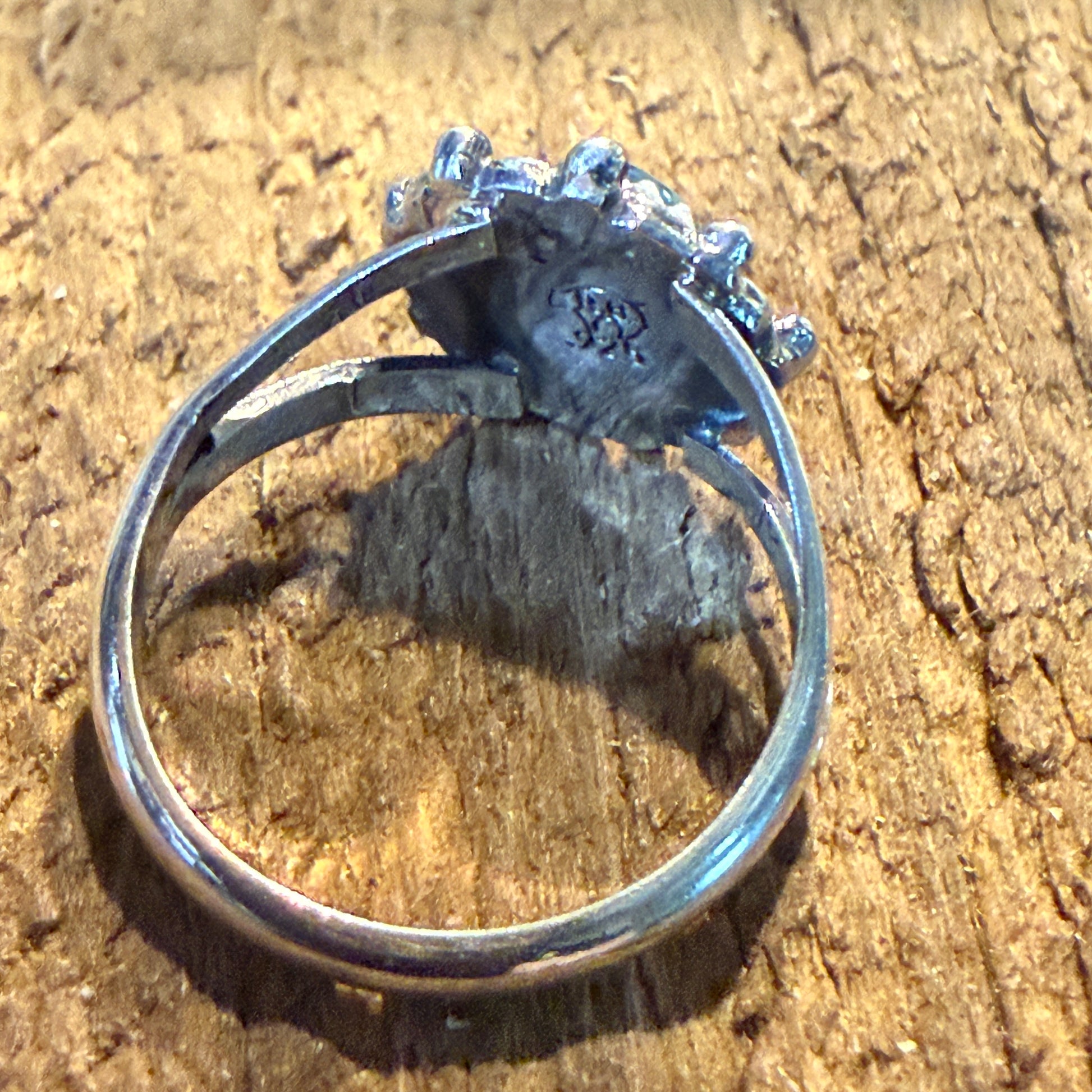 Navajo Kingman Turquoise Ring Sterling Silver Size 7 Theresa Smith Wild West Boho