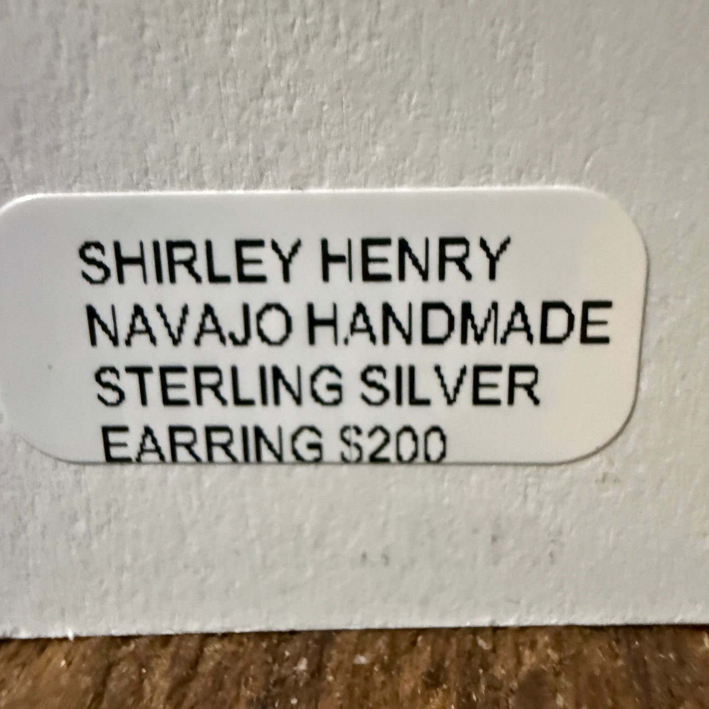 Nava Jo Handmade Shirley Henry Sterling Silver Drop Earrings 1.5 Inch Wild West Boho