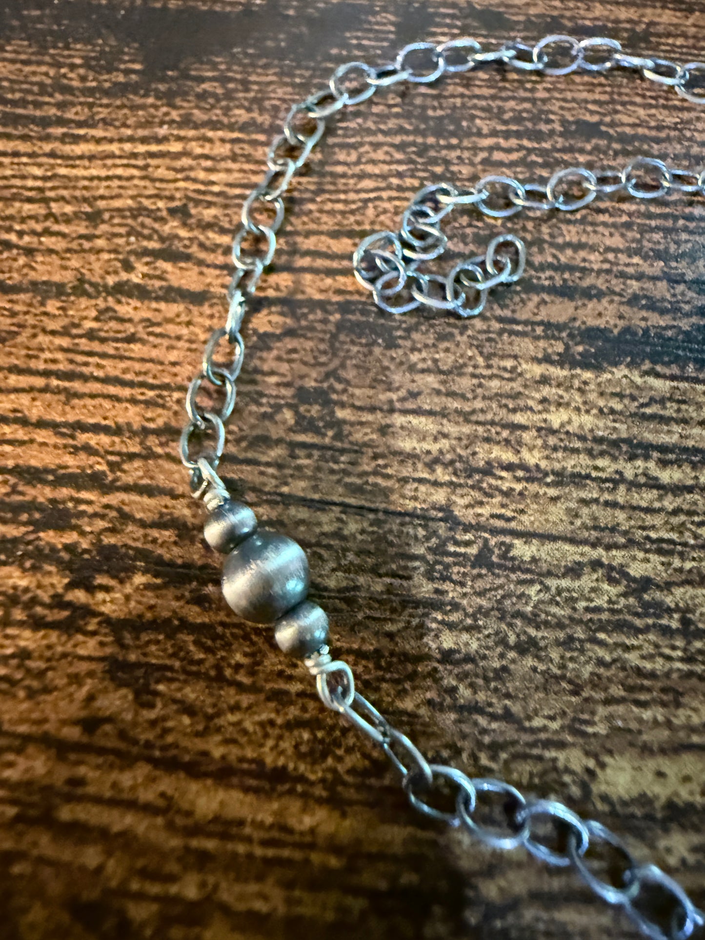 Pink Conch Turquoise Gemstone Heart Anklet Chain, Sterling Silver, 11 Inch Chain Wild West Boho