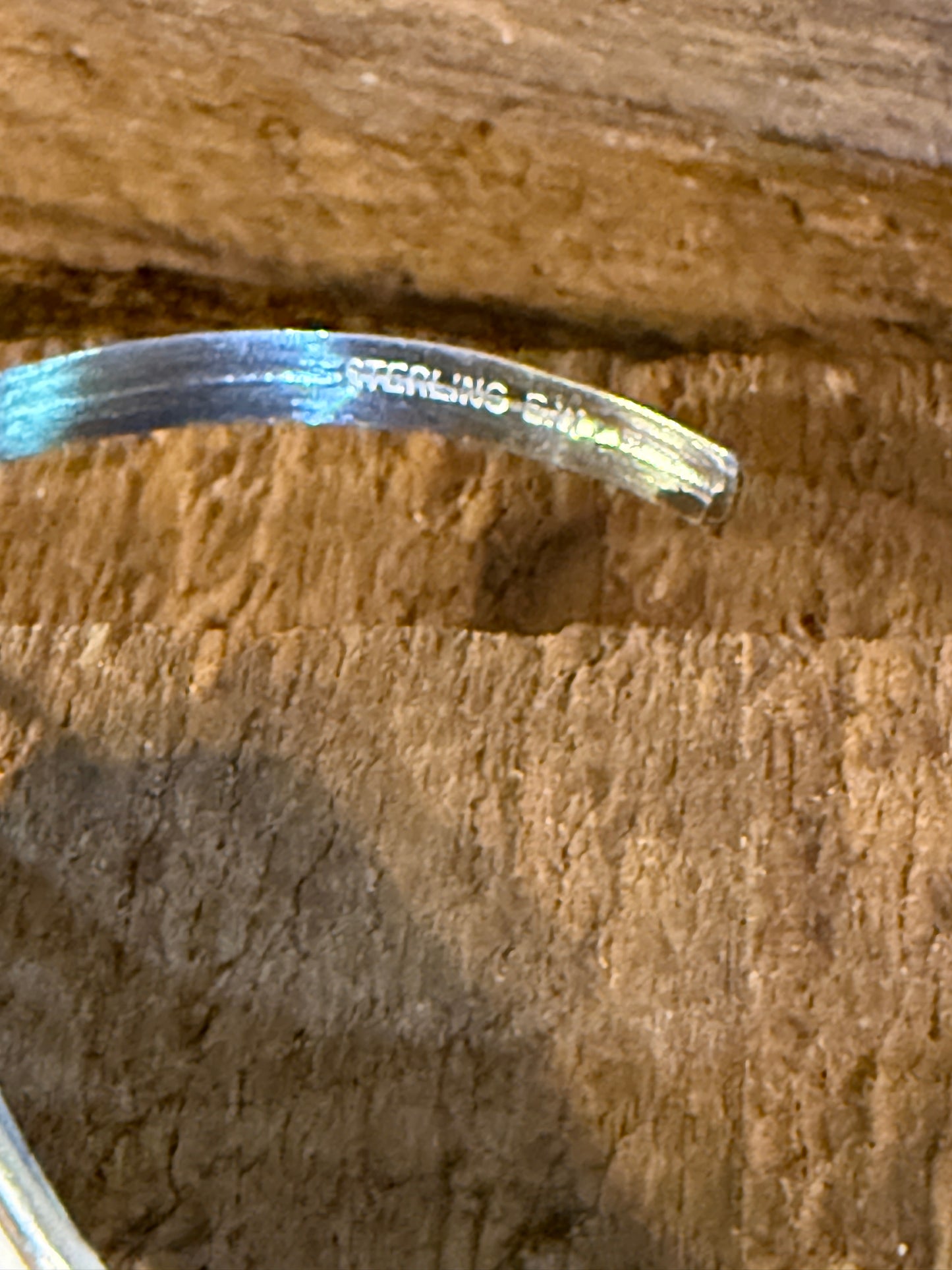 Ester White Navajo Handmade Kingman Turquoise Cuff Bangle in Sterling Silver, Size Small Wild West Boho