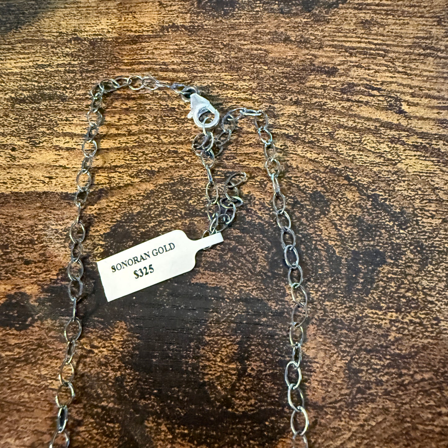 Sonoran Gold Thunderbird Necklace in Sterling Silver 18 Inch Rolo Chain Wild West Boho