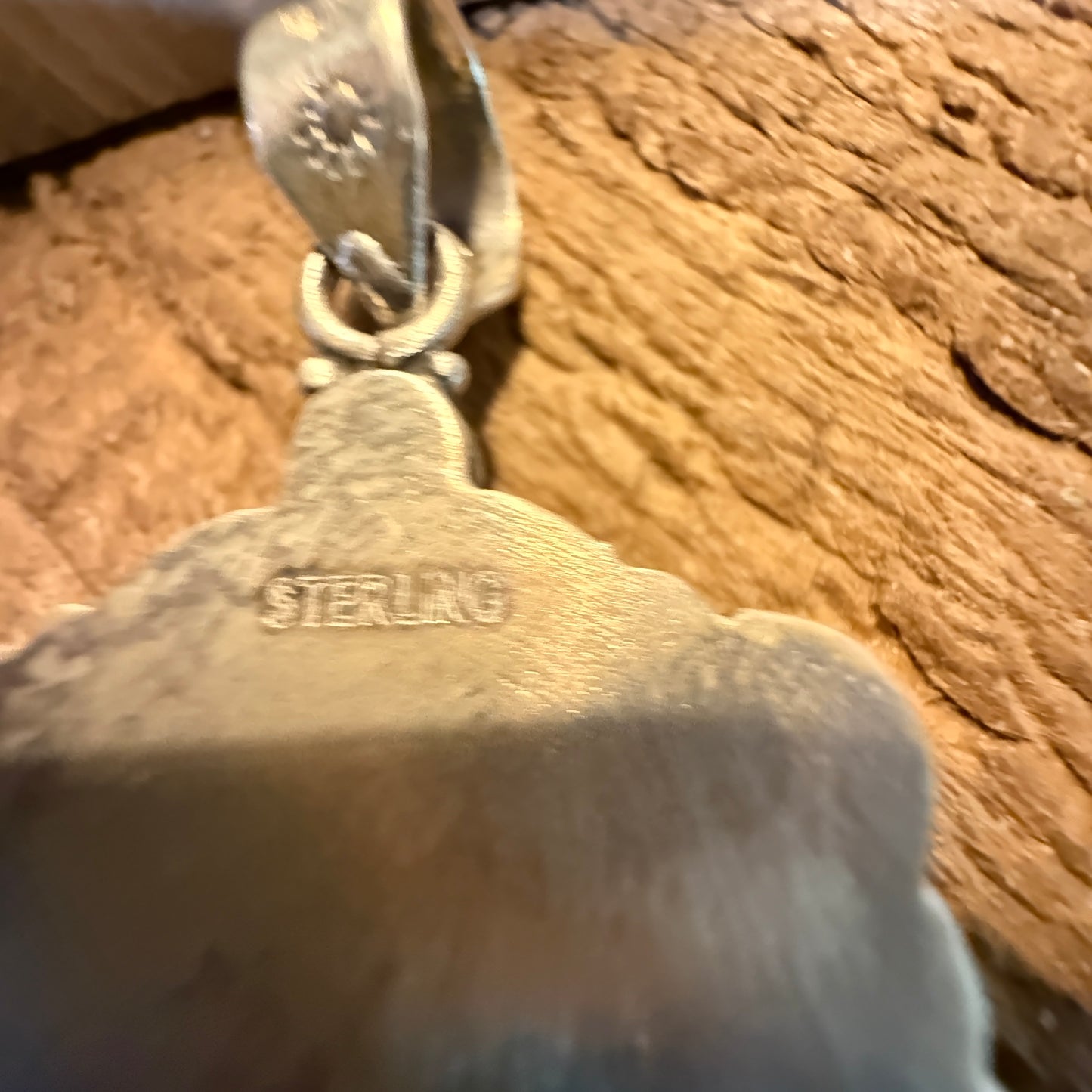Blue Moon Turquise Gemstone Heart Pendant in Sterling Silver, 2 Inches Wild West Boho