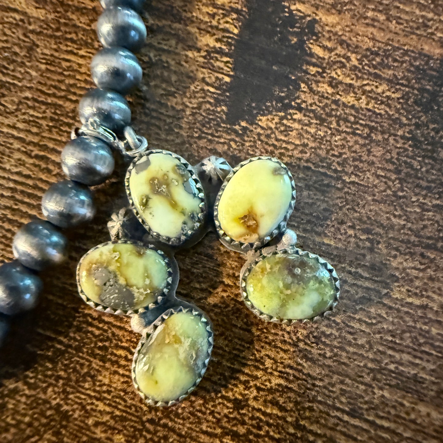 Purple Spiny Orange Spiny Paloma Turquoise Desert Pearl Choker Necklace 14 Inch Wild West Boho