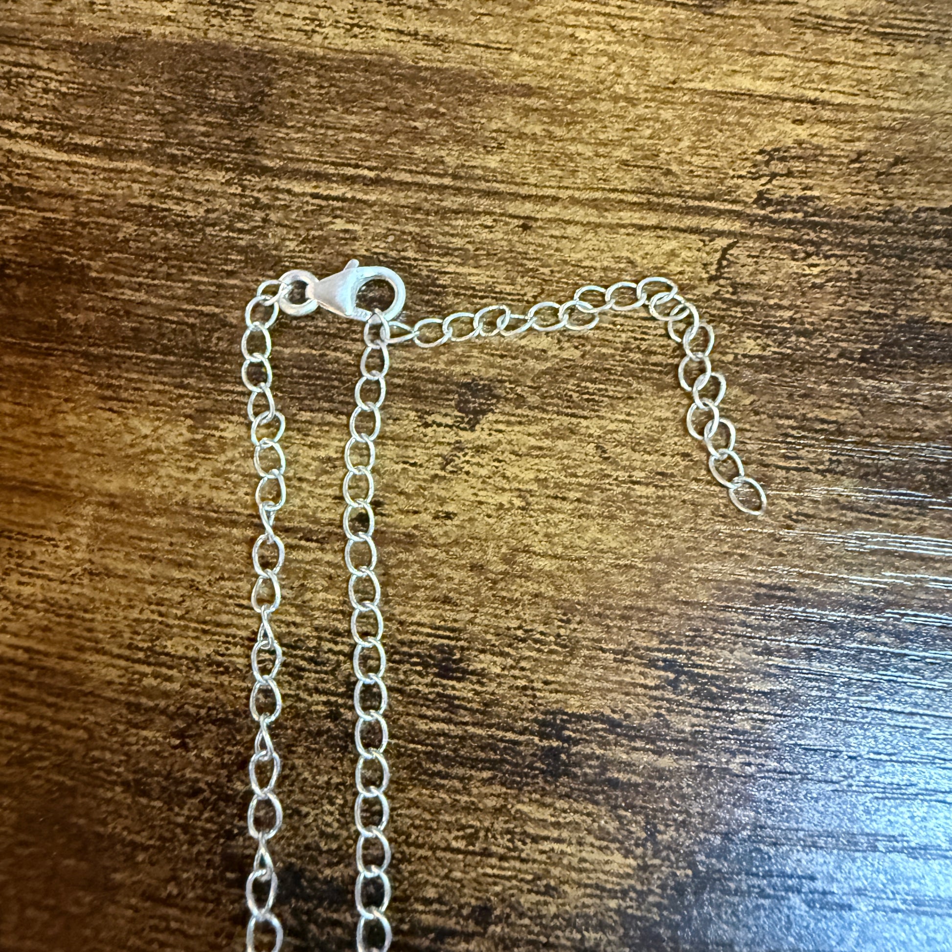 Paloma Turquoise Gemstone Lariat Necklace in Sterling Silver Wild West Boho