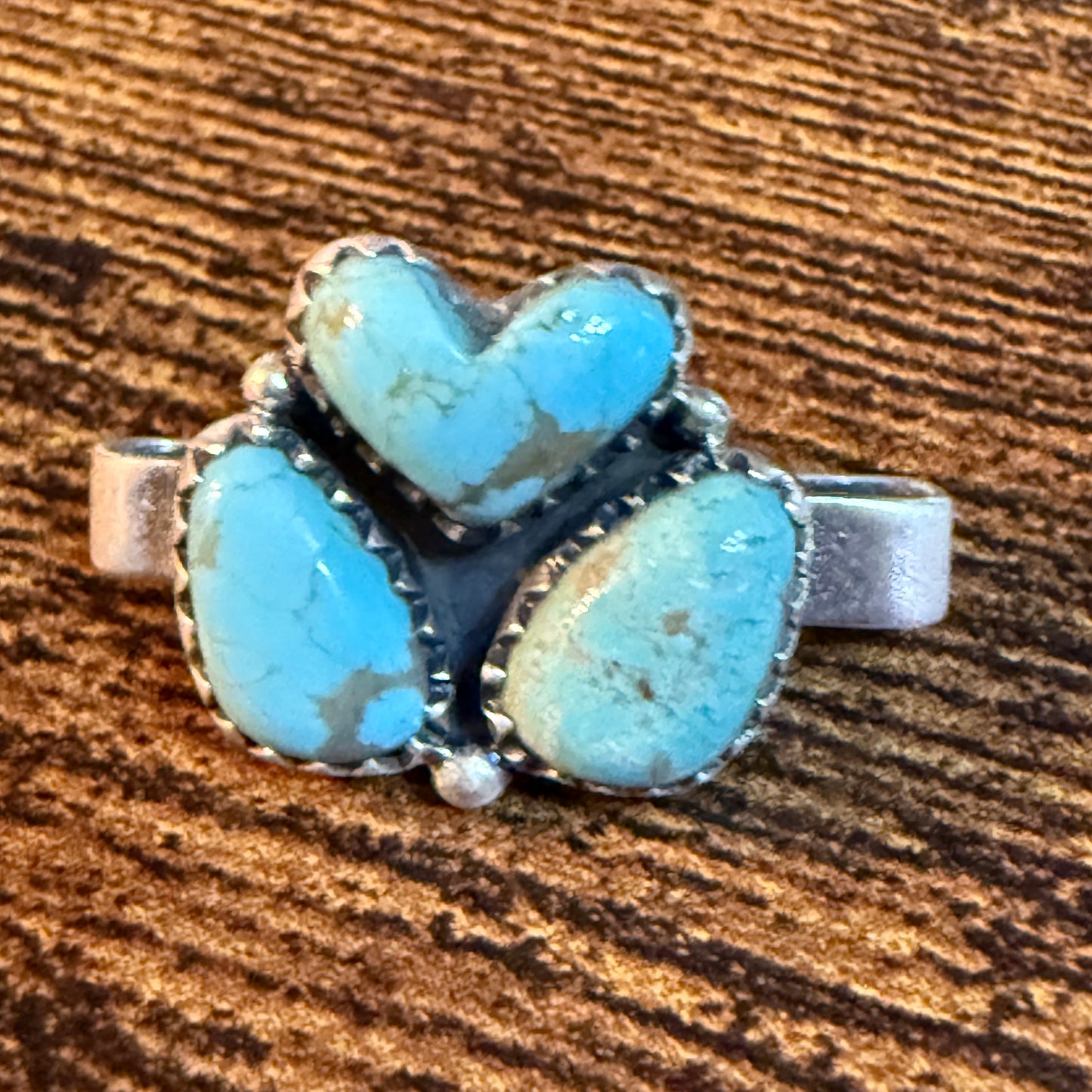 Golden Hills Turquoise Gemstone Apple I-Watch Band Slider Charm in Sterling Silver Wild West Boho