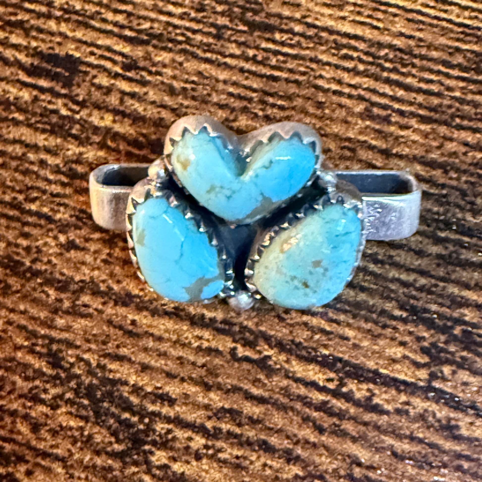 Golden Hills Turquoise Gemstone Apple I-Watch Band Slider Charm in Sterling Silver Wild West Boho