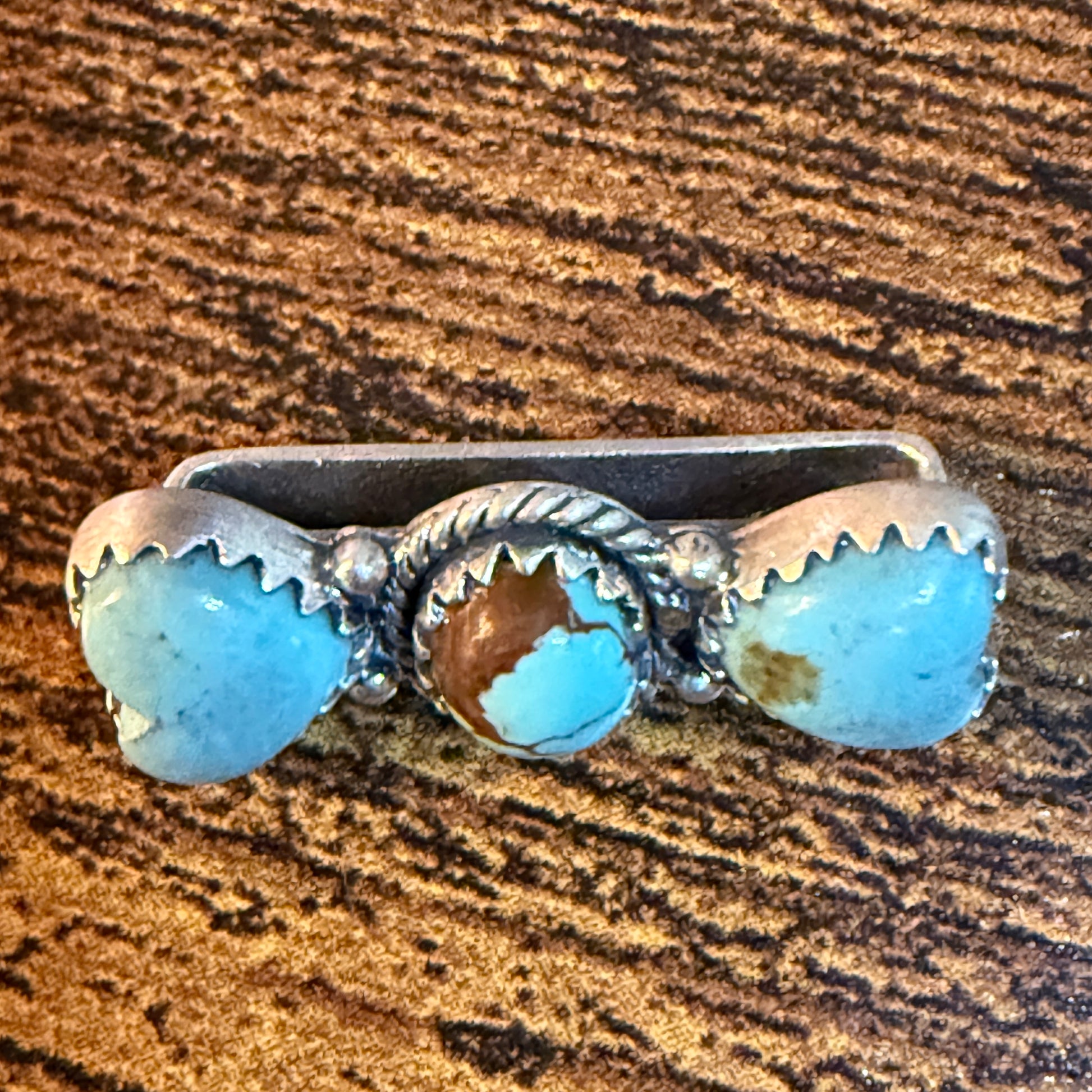 Mine Number 8 Turquoise Gemstone Apple I-Watch Bracelet Charm in Sterling Silver Wild West Boho
