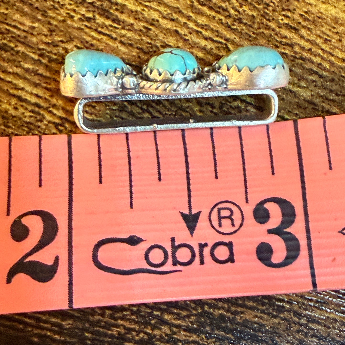 Mine Number 8 Turquoise Gemstone Apple I-Watch Bracelet Charm in Sterling Silver Wild West Boho