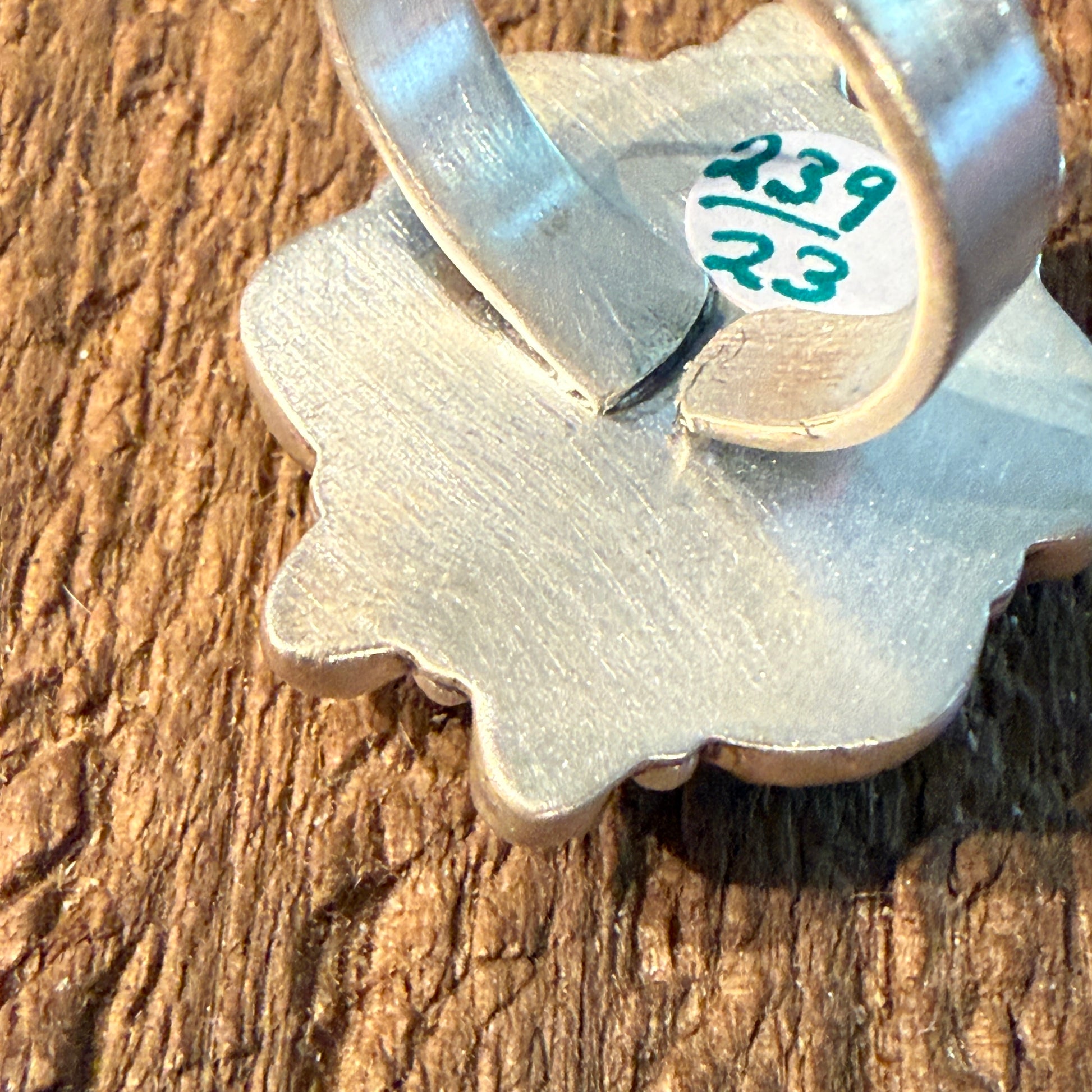 Paloma Turquoise and Orange Spiny Gemstone Adjustable Ring in Sterling Silver Wild West Boho