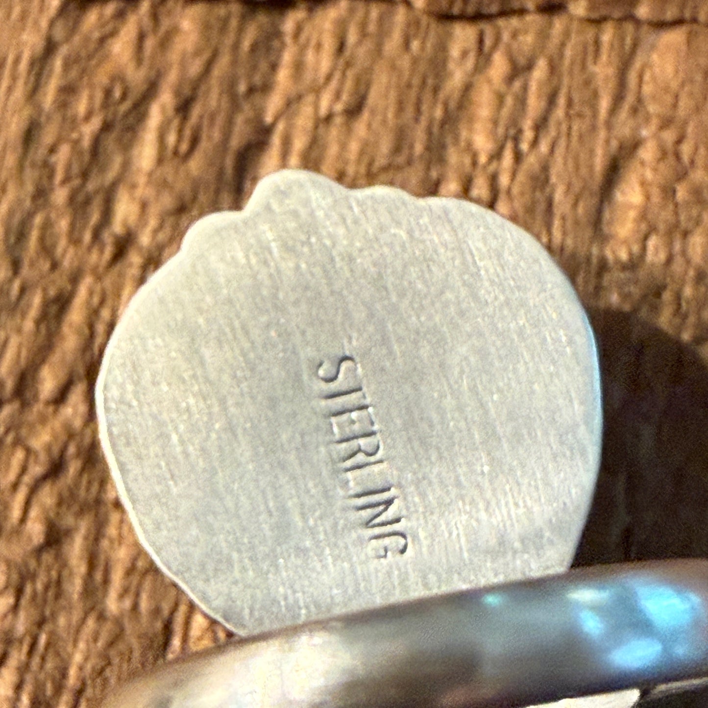 Eugene Betone Native Handmade Pink Queen Conch Heart Ring Adjustable in Sterling Silver Wild West Boho