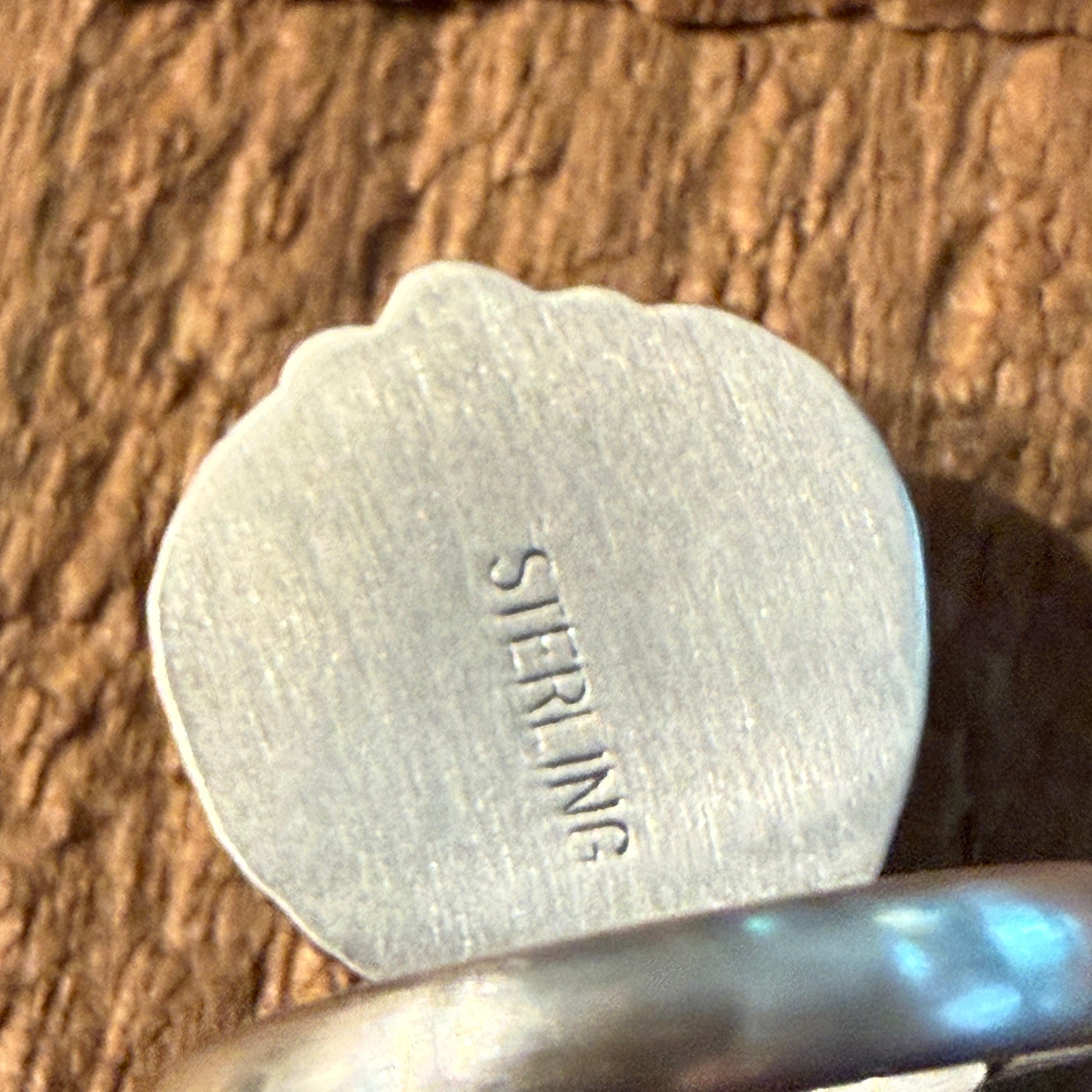 Eugene Betone Native Handmade Pink Queen Conch Heart Ring Adjustable in Sterling Silver Wild West Boho