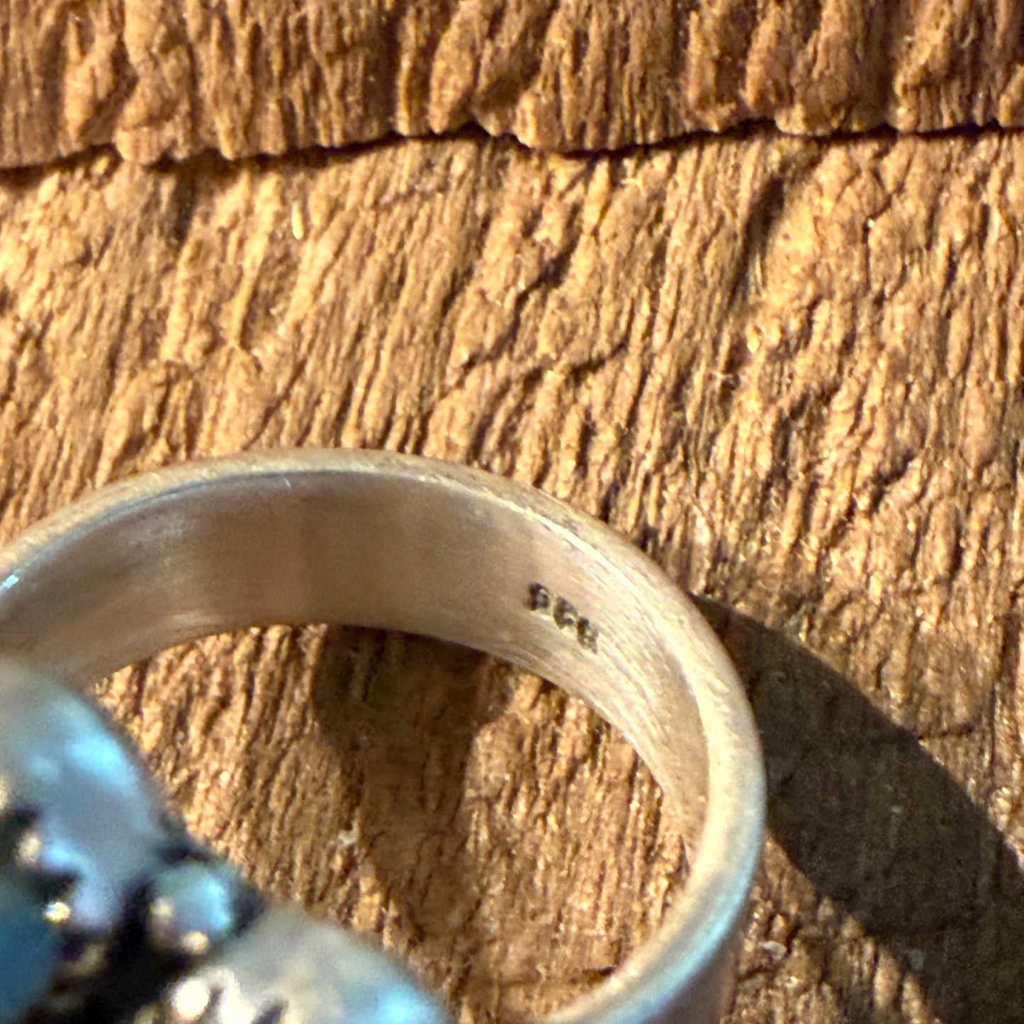 Golden Hills Turquoise Gemstone Adjustable Cluster Ring in Sterling Silver Wild West Boho
