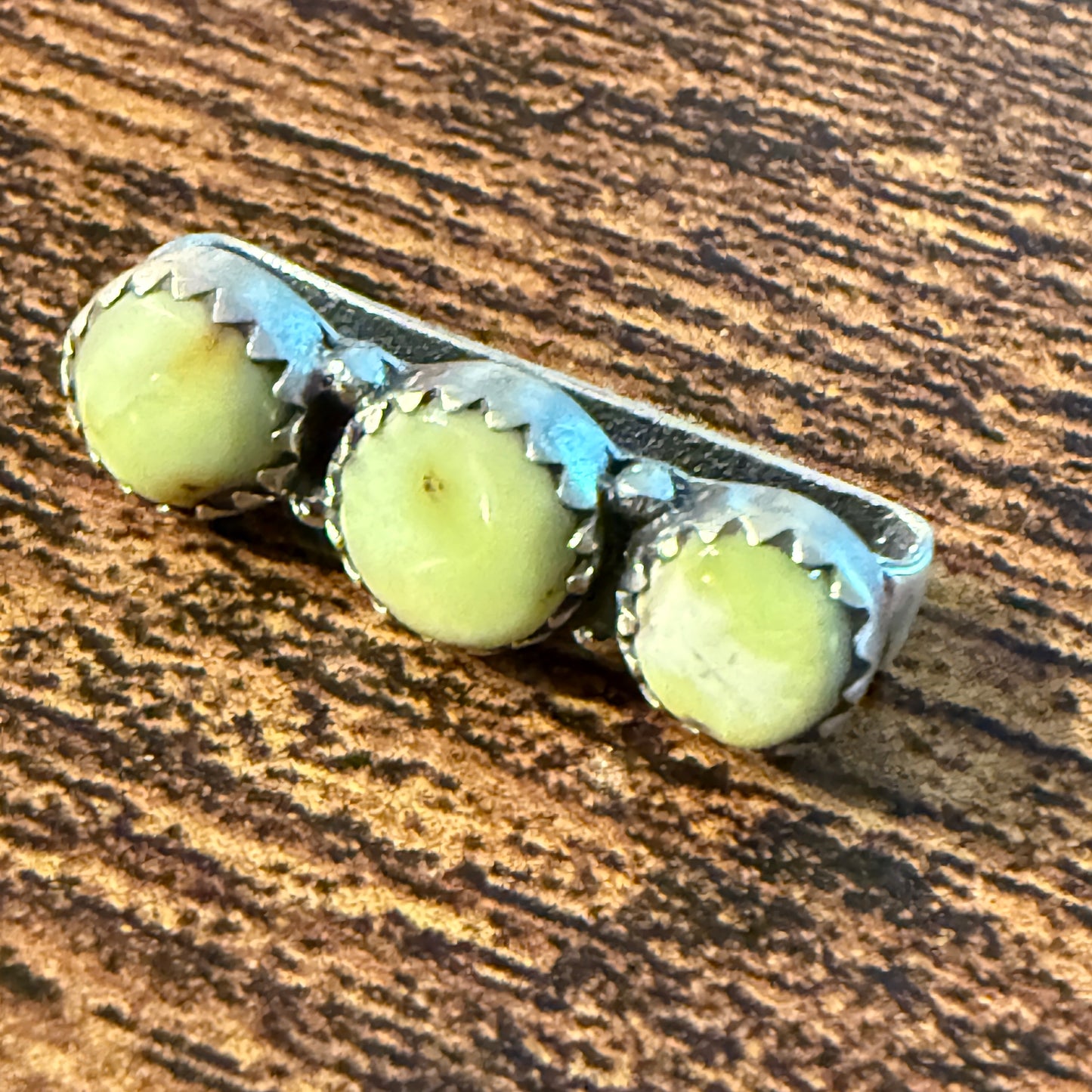 Palomino Turquoise Gemstone Apple Watch Band Slider Charm in Sterling Silver Wild West Boho