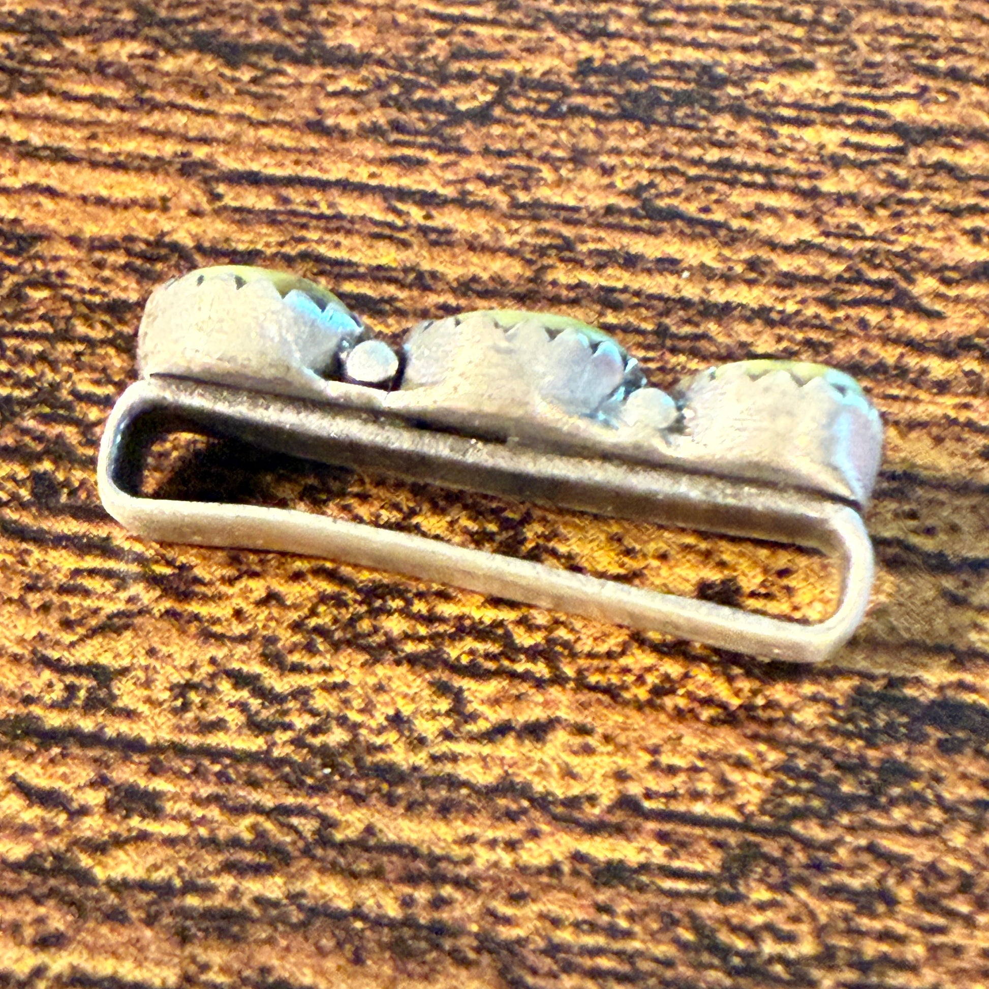 Palomino Turquoise Gemstone Apple Watch Band Slider Charm in Sterling Silver Wild West Boho