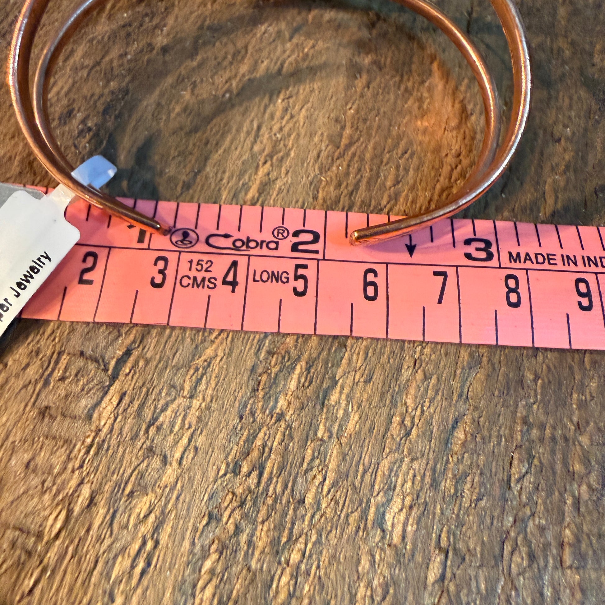 Wild Horse Turquoise Gemstone Wide Cuff Bangle in Genuine Copper WildWestboho