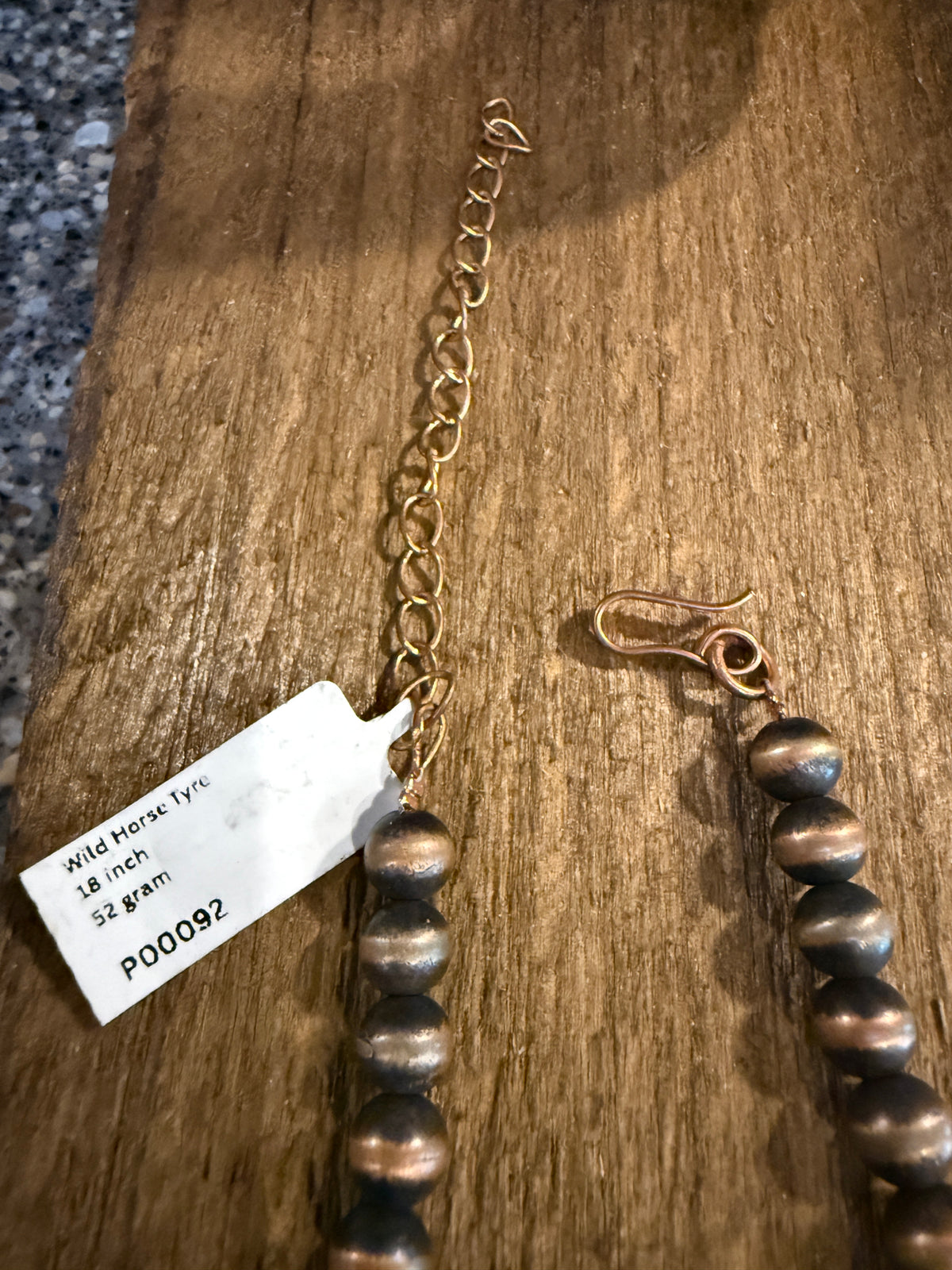 Wild Horse Dahlia Star Necklace and Wild Horse Desert Pearl Rondell Necklace Gift Set in Genuine Copper