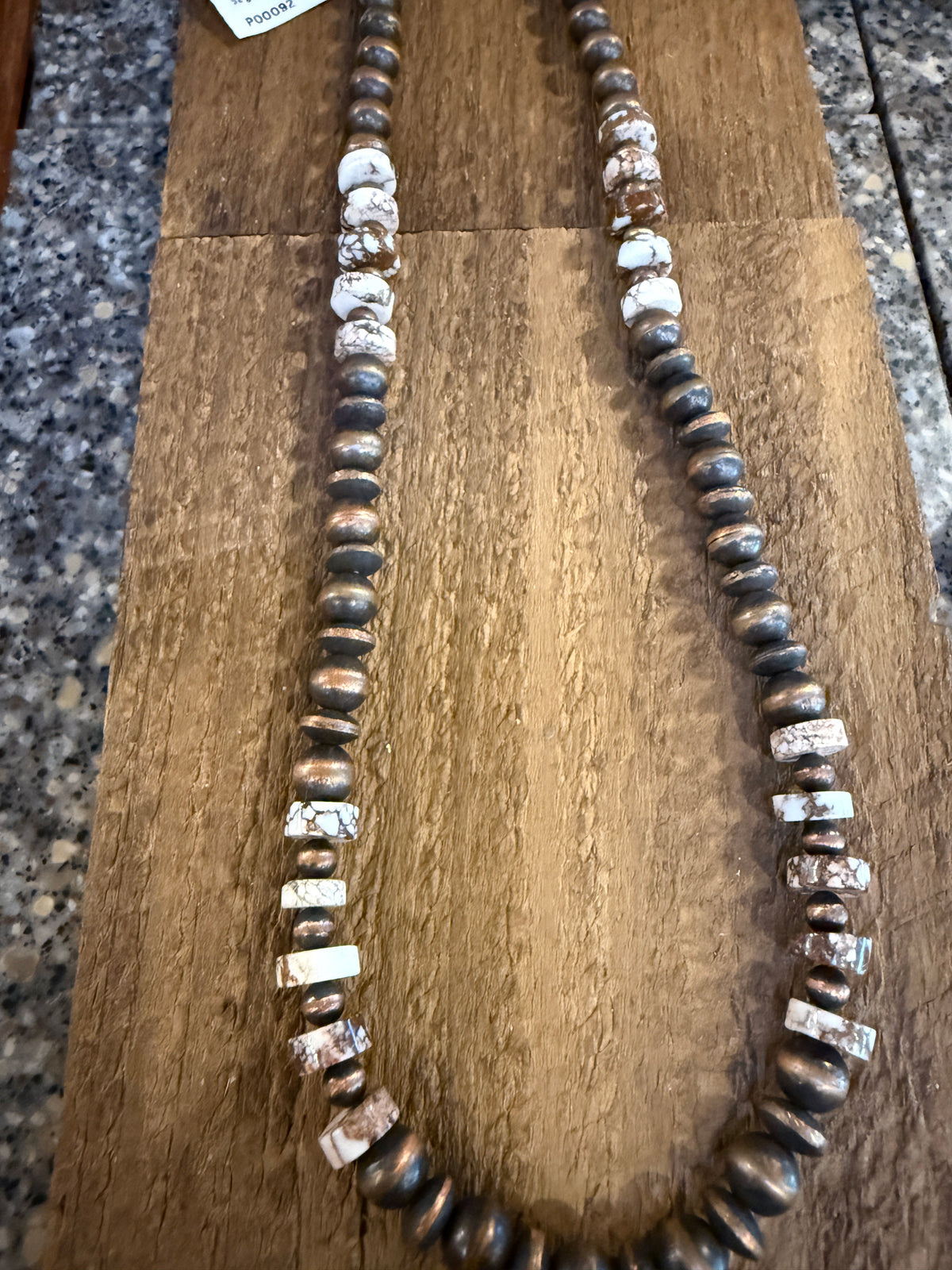 Wild Horse Dahlia Star Necklace and Wild Horse Desert Pearl Rondell Necklace Gift Set in Genuine Copper
