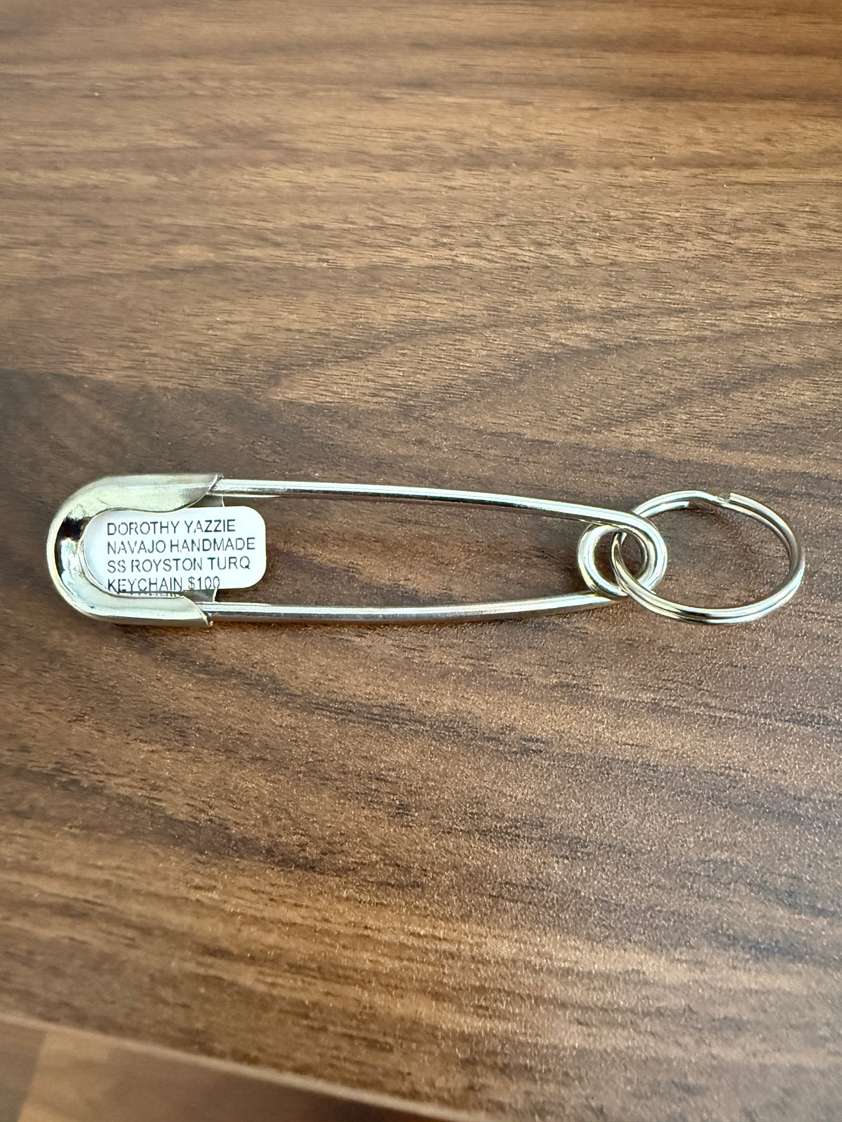 Navajo Handmade Dorothy Yazzie Royston Turquoise Keychain in Sterling Silver (Copy)